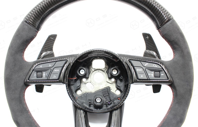 Carbon Fiber Audi RS3/RS4 Steering Wheel Trim | Koshi Group L.L.C.